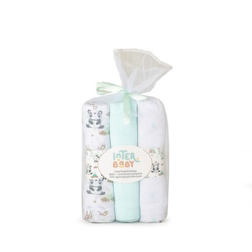 Tetra pelene Interbaby Panda Mint 80x80 - 3 kom slika 12