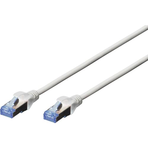 Digitus DK-1531-010 RJ45 mrežni kabel, Patch kabel cat 5e SF/UTP 1.00 m siva  1 St. slika 2