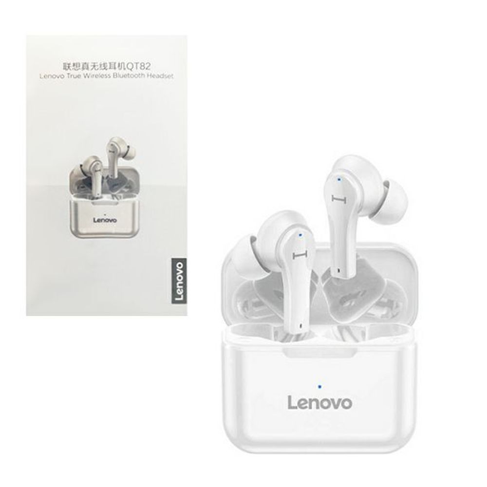 LENOVO SLUŠALICE BLUETOOTH TWS QT82 bijela slika 1