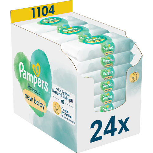 Pampers Harmonie vlažne maramice New Baby 24x46 komada slika 1