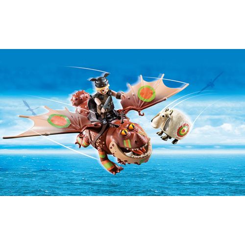 PLAYMOBIL UTRKA ZMAJEVA: RIBONOGI MESNATI 70729 slika 2