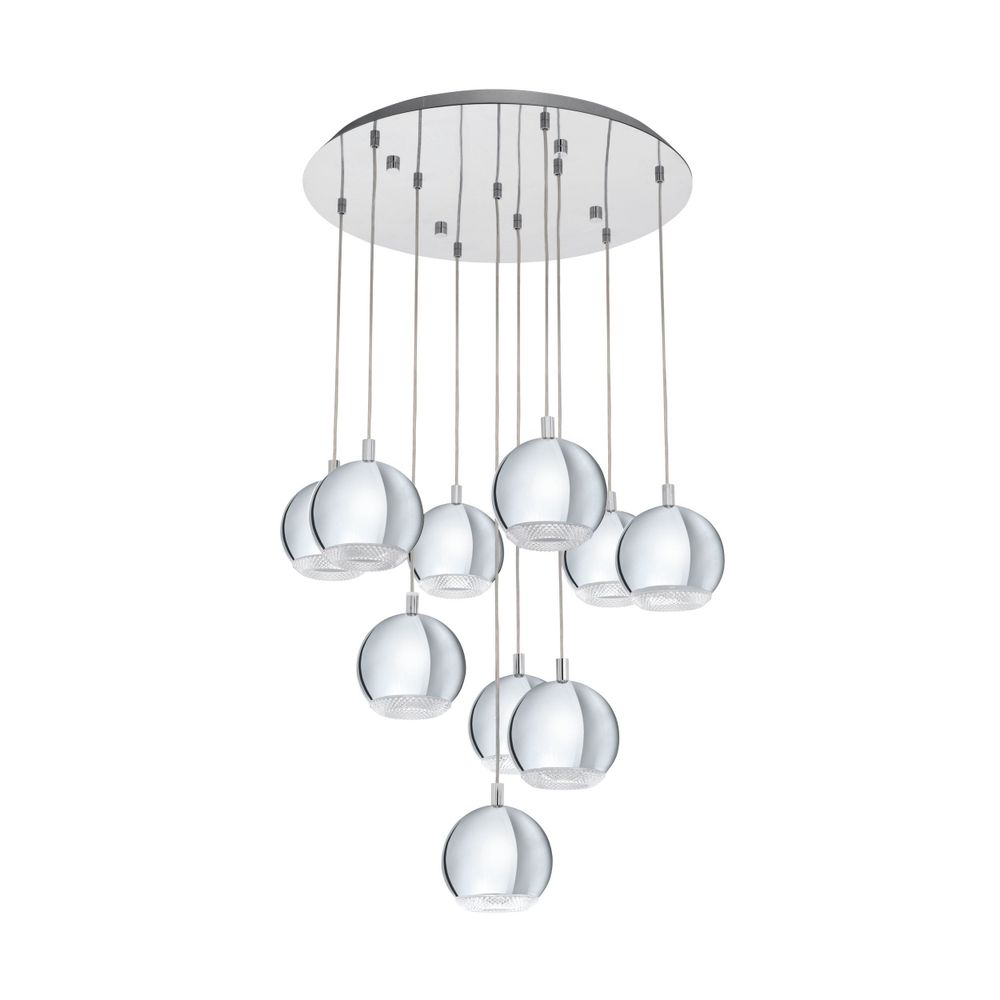 Eglo Conessa visilica/10, led, gu10, 10x3,3w, krom  slika 1