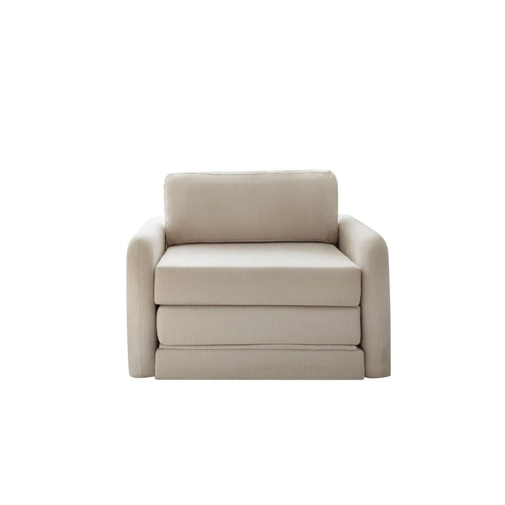 Sofa na razvlačenje za jednu osobu Nest u bijeloj boji slika 8