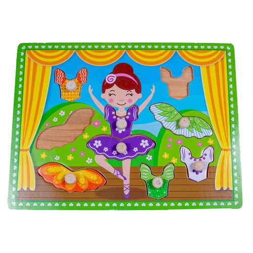 Smily Play drvene puzzle Balerina slika 3