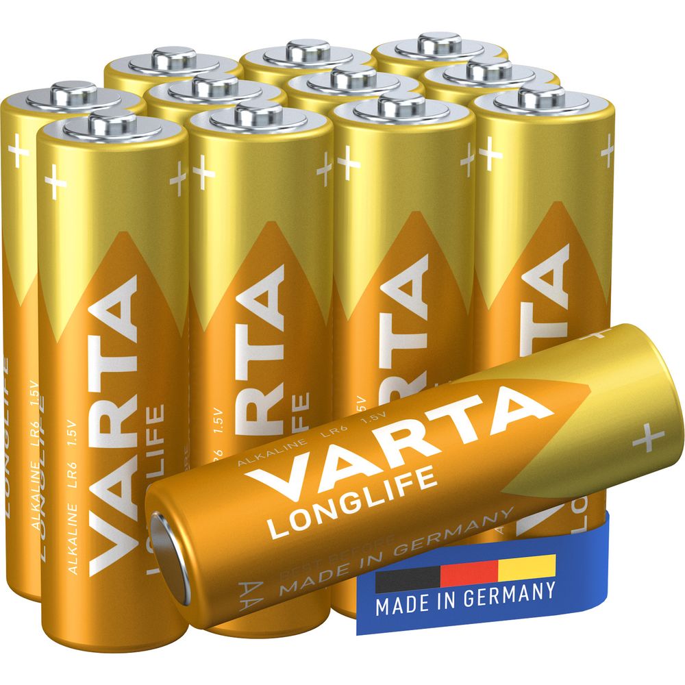 Varta Longlife baterija LR06, AA, 1,5V 12 kom slika 1