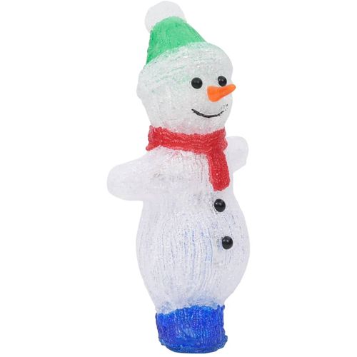 LED božićna akrilna figura snjegovića unutarnja i vanjska 30 cm slika 13