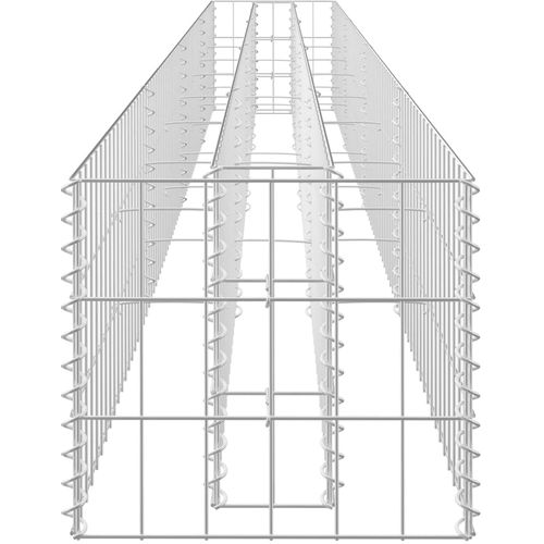 Gabionska sadilica od pocinčanog čelika 360 x 30 x 30 cm slika 20