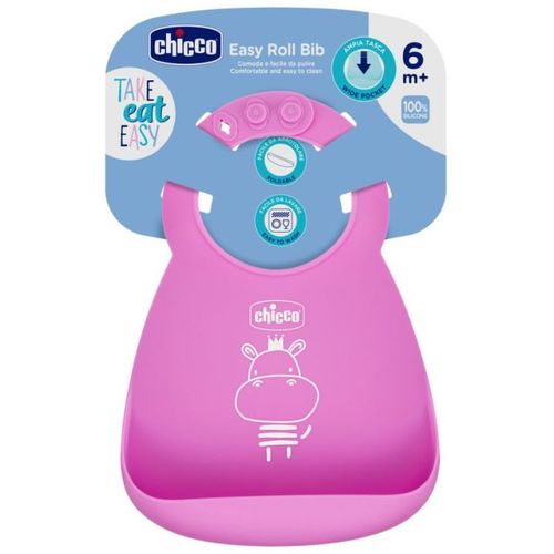 Chicco Silikonski siperak Take Eat Easy 6m+, Pink slika 1