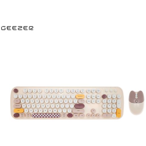 GEEZER WL ZERO set tastatura i miš u OFF WHITE boji slika 1