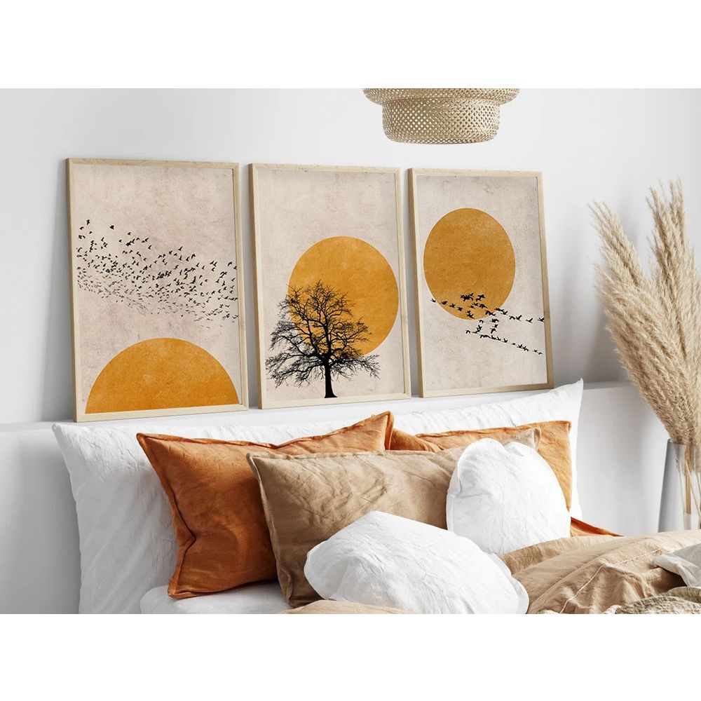 Dekorativne slike u okviru "Huhu147" 50 x 70 cm, višebojne (set od 3 komada) slika 3