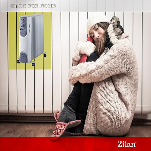 Zilan Uljni radijator Premium, 2000 W, 9 rebara - ZLN2111 slika 3