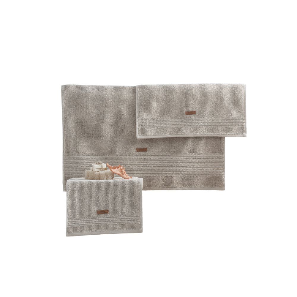 Wellness - Beige Beige Towel Set (3 Pieces) slika 4