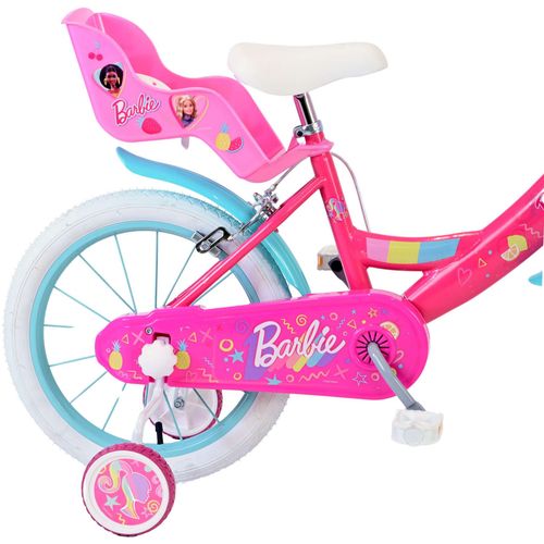 Dječji bicikl Barbie 16" s dvije ručne kočnice roza slika 3