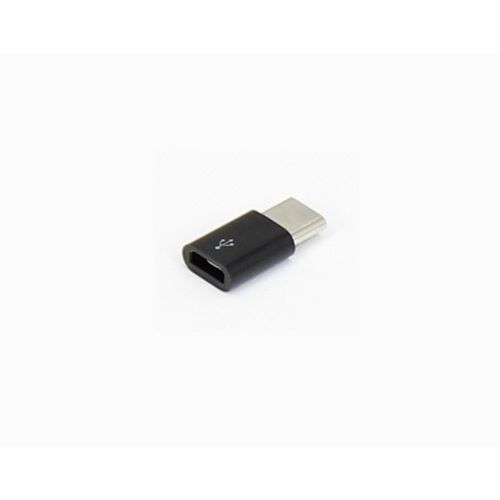 E-GREEN Adapter USB 3.1 tip C (M) - Micro USB (F) crni slika 2