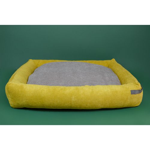 Design4Pets jastuk za pse 4corners žuti, 80*60*15cm slika 1