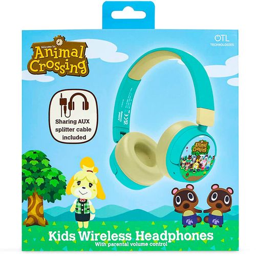 Animal Crossing wireless kids headphones slika 4