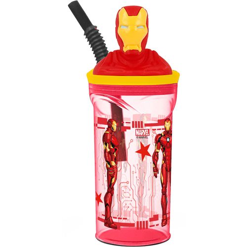 Marvel Iron Man 3D figurine tumbler 360ml slika 1