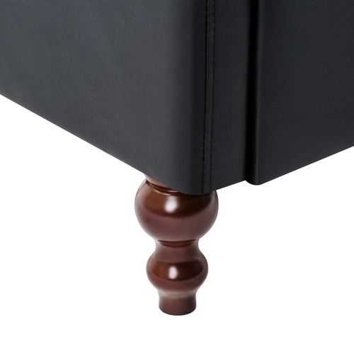 2-dijelni set sofa s presvlakom od umjetne kože crni slika 35