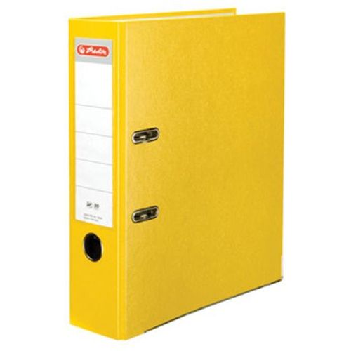 Registrator samostojeći A4, 8 cm, maX.file protect, Herlitz, žuti slika 2