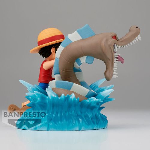 One Piece Log Stories Monkey D Luffy vs Local Sea figure 7cm slika 2