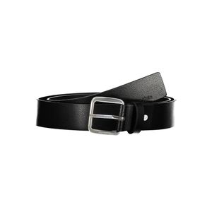 CALVIN KLEIN MEN'S BLACK LEATHER BELT