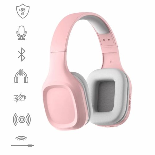 MANTA slušalice + mikrofon, za djecu i mlade, BT, naglavne, roze HDP802PK slika 2