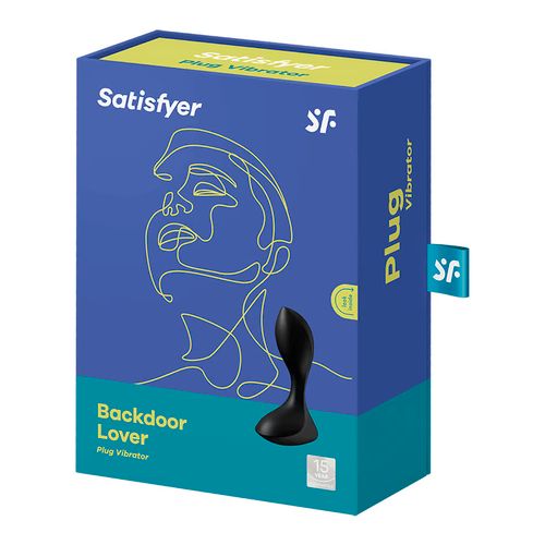 Analni čep Satisfyer Backdoor Lover, crni slika 3