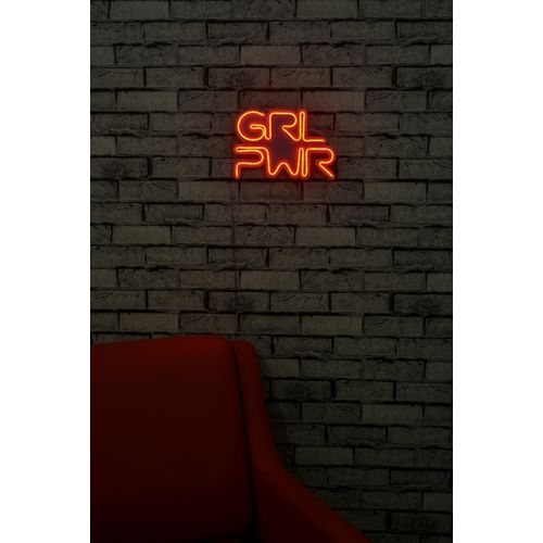 Wallity Ukrasna plastična LED rasvjeta, Girl Power - Red slika 3