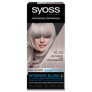 Syoss Cool Blonds Farba za kosu 10-55 Ultra platinasta plava