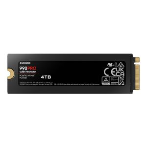 SSD SAMSUNG 990 PRO Heatsink 4TB, M.2NVMe, MZ-V9P4T0CW