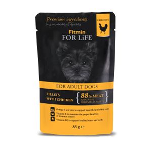 Fitmin For Life Dog Adult Kesica Piletina, hrana za pse 85g