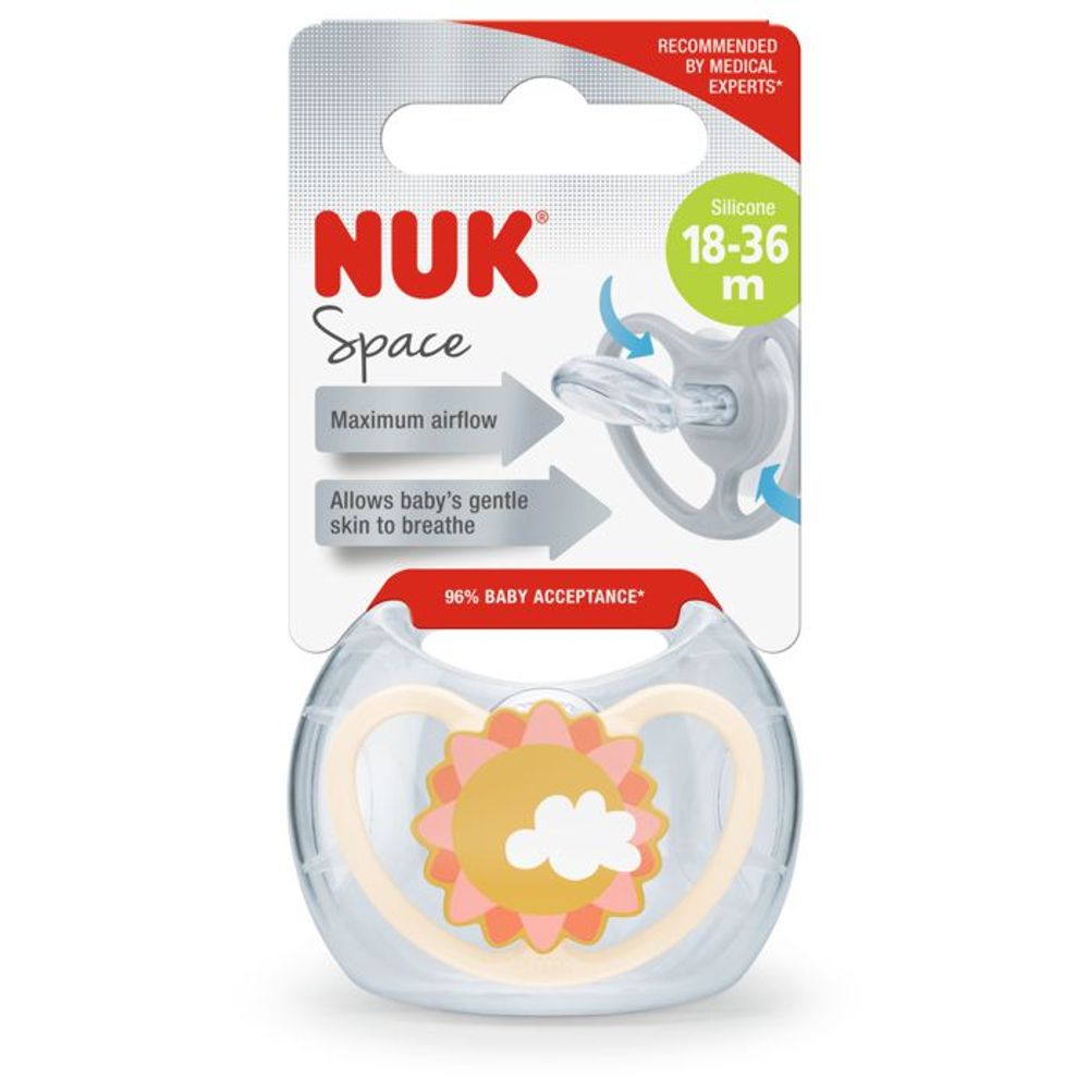NUK Duda varalica Space sa kutijicom 18-36mj, Sunce slika 2