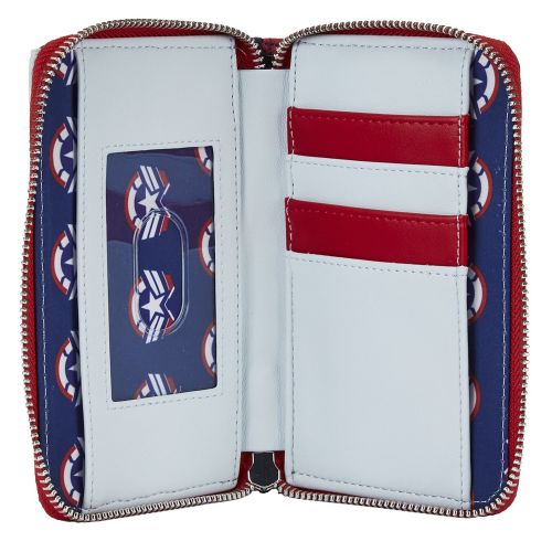 Marvel Falcon Captain America Cosplay Zip Around Wallet slika 2