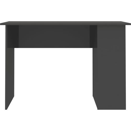 Radni stol visoki sjaj sivi 110 x 60 x 73 cm od iverice slika 14