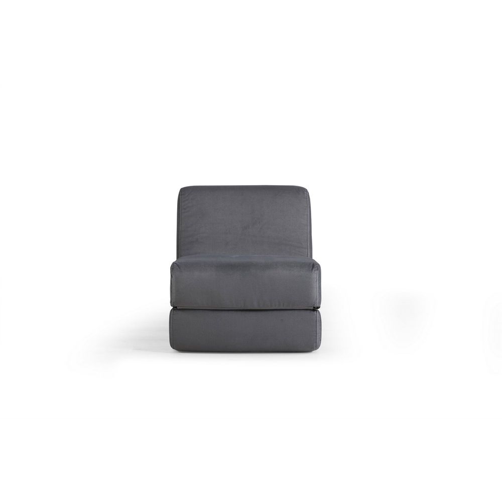 Sofa na razvlačenje za jednu osobu Origami - Siva slika 3