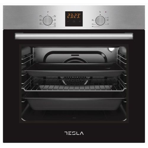 Tesla BO800SX Ugradna ventilatorska rerna, Inox slika 1