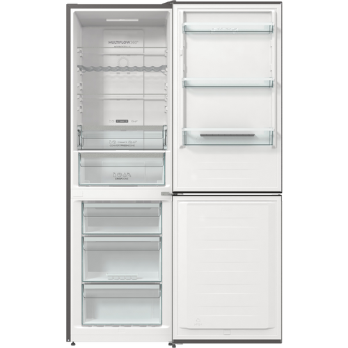 Gorenje NRK619DA2XL4 Kombinovani frižider, NoFrost, Širina 60 cm, Visina 185 cm, Siva boja slika 5