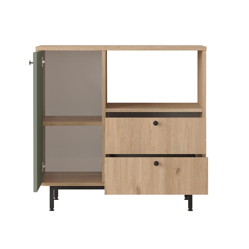 Višenamjenski ormar RE1-SY Oak Green slika 5
