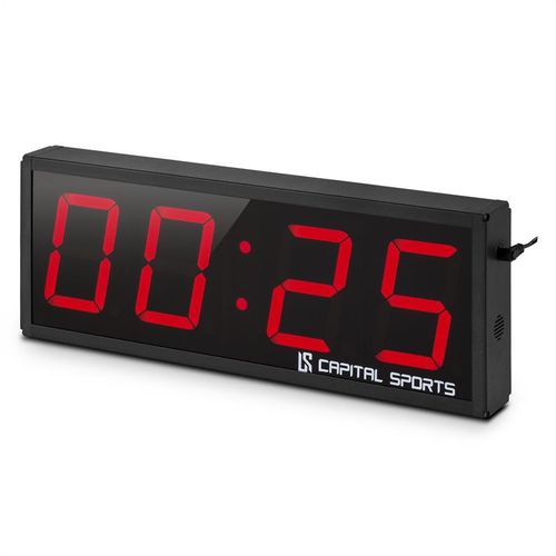 Capital Sports Timer 4 sportski digitalni sat sa štopericom, Crna slika 9