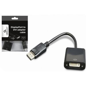 A-DPM-DVIF-002 Gembird DisplayPort to DVI adapter cable, black