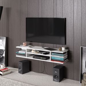 Pivot - White White TV Stand