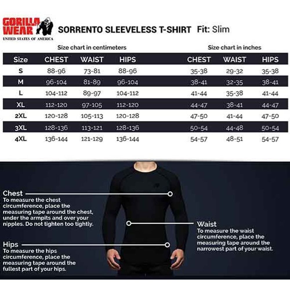 Gorilla Wear SORRENTO Majica bez rukava, Siva slika 6