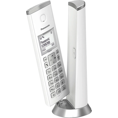 Panasonic Telefon bežični, DECT/GAP, 1.5" LED display, bijela - KX-TGK210FXW slika 1