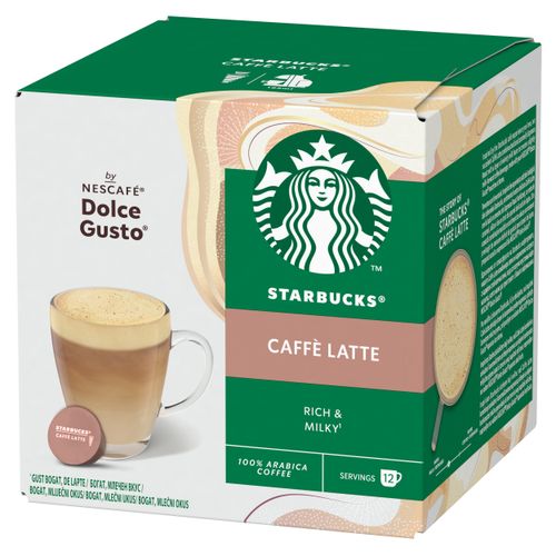 STARBUCKS Caffe Latte by NESCAFÉ® Dolce Gusto® kapsule 121,2g, 12 kapsula slika 1