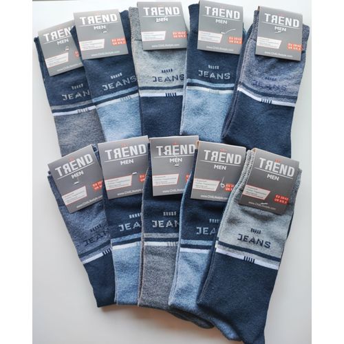 Muške čarape 10-Pack - Jeans - Kvalitetne - TREND slika 1