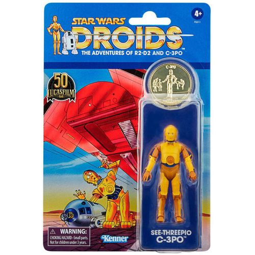 Star Wars Droids C3-PO Vintage Figura 10cm slika 2