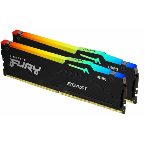 Kingston Fury Beast RGB KF556C36BBEAK2-32 Memorija DDR5 32GB 5600MHz  slika 1