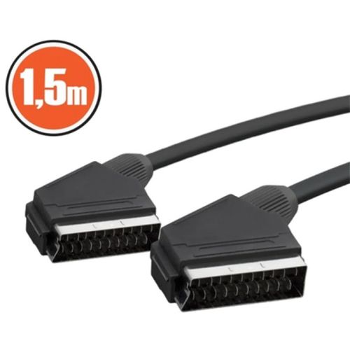 Xwave Scart-Scart 1,5m Audio-Video Kabl M-M crni slika 1