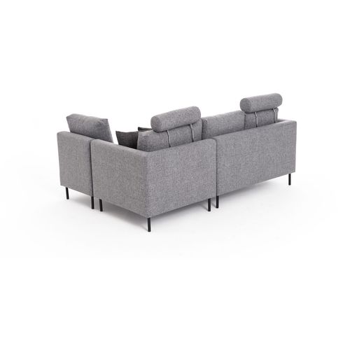 Atelier Del Sofa Kutna garnitura, Sivo, Mino - Grey slika 7