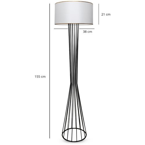 AYD-3060 White Floor Lamp slika 3